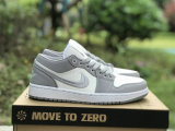 Authentic Air Jordan 1 Low “Light Steel Grey”