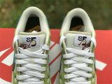 Authentic Nike Dunk Low Summit White/Fluorescent Green/Sakura/Jade Green
