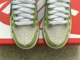 Authentic Nike Dunk Low Summit White/Fluorescent Green/Sakura/Jade Green