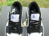 Authentic Air Jordan 1 Low White/Black/Navy