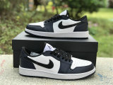 Authentic Air Jordan 1 Low White/Black/Navy