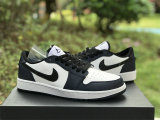 Authentic Air Jordan 1 Low White/Black/Navy
