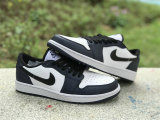 Authentic Air Jordan 1 Low White/Black/Navy
