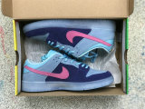 Authentic Run The Jewels x Nike SB Dunk Low Deep Royal Blue/Active Pink-Blue Chill