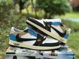 Authentic OFF-WHITE x Air Jordan 1 Low GS