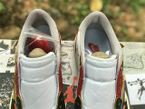 Authentic OFF-WHITE x Air Jordan 1 Low GS Black/Red/White