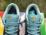 Authentic Run The Jewels x Nike SB Dunk Low Deep Royal Blue/Active Pink-Blue Chill
