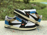 Authentic OFF-WHITE x Air Jordan 1 Low GS