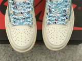 Authentic Travis Scott x Air Jordan 1 Low GS Tiffany Blue/White