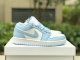 Authentic Air Jordan 1 Low OG GS ICE Blue/White