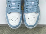 Authentic Air Jordan 1 Low OG GS ICE Blue/White
