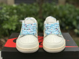 Authentic Travis Scott x Air Jordan 1 Low GS Tiffany Blue/White