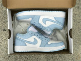 Authentic Air Jordan 1 Low OG GS ICE Blue/White