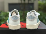 Authentic Travis Scott x Air Jordan 1 Low GS Tiffany Blue/White