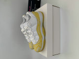 Authentic Air Jordan 11 Low Yellow Snakeskin