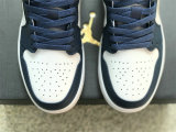 Authentic Air Jordan 1 Low GS True Blue/White/Grey