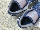 Authentic Air Jordan 1 Low GS True Blue/White/Grey
