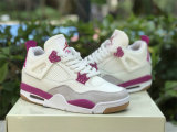 Authentic Nike SB x Air Jordan 4 GS White/Fuchsia