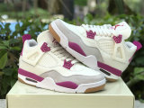 Authentic Nike SB x Air Jordan 4 GS White/Fuchsia