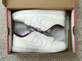 Authentic Nike Dunk Low Rice White/White