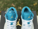 Authentic Air Jordan 1 Low White/Celestial Gold-Aquatone