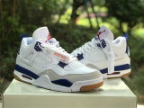 Authentic Nike SB x Air Jordan 4 GS White/Royal Blue
