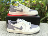 Authentic Air Jordan 1 Low OG GS “Atmosphere Grey”