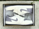 Authentic Air Jordan 1 Low OG GS “Atmosphere Grey”