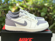 Authentic Air Jordan 1 Low OG GS “Atmosphere Grey”