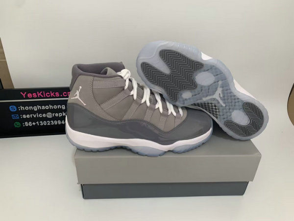 Authentic Air Jordan 11 Cool Grey 2021