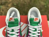 Authentic Nike Dunk Low Purple/Green/White