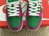 Authentic Nike Dunk Low Purple/Green/White