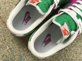 Authentic Nike Dunk Low Purple/Green/White