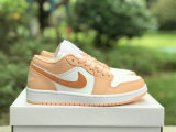 Authentic Air Jordan 1 Low Sunset Haze/Bright Citrus