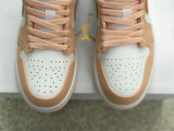 Authentic Air Jordan 1 Low Sunset Haze/Bright Citrus
