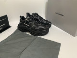 Balenciaga Triple-S NUBUC BLACK