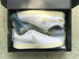Authentic Union x AJKO 1 Low White/Sail/Neutral Grey