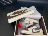 Authentic Travis Scott x Air Jordan 1 Low OG “Reverse Mocha” GS