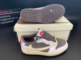 Authentic Travis Scott x Air Jordan 1 Low OG “Reverse Mocha” GS