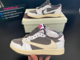 Authentic Travis Scott x Air Jordan 1 Low OG “Reverse Mocha” GS
