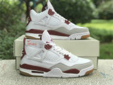 Authentic Nike SB x Air Jordan 4 White/Dark Red