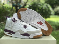 Authentic Nike SB x Air Jordan 4 White/Purple