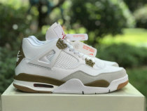 Authentic Nike SB x Air Jordan 4 White/Camel