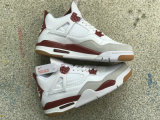 Authentic Nike SB x Air Jordan 4 White/Dark Red