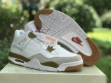 Authentic Nike SB x Air Jordan 4 White/Camel