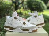Authentic Nike SB x Air Jordan 4 White/Camel