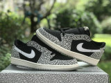 Authentic Air Jordan 1 Low GS “Black Cement”