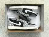 Authentic Air Jordan 1 Low GS “Black Cement”