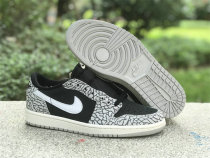 Authentic Air Jordan 1 Low GS “Black Cement”