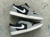 Authentic Air Jordan 1 Low GS “Black Cement”